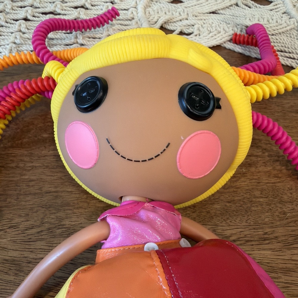 Silly Hair Lalaloopsy April Sunsplash Doll Full Size Dress Shoes Boots Outfit - Picture 4 of 10